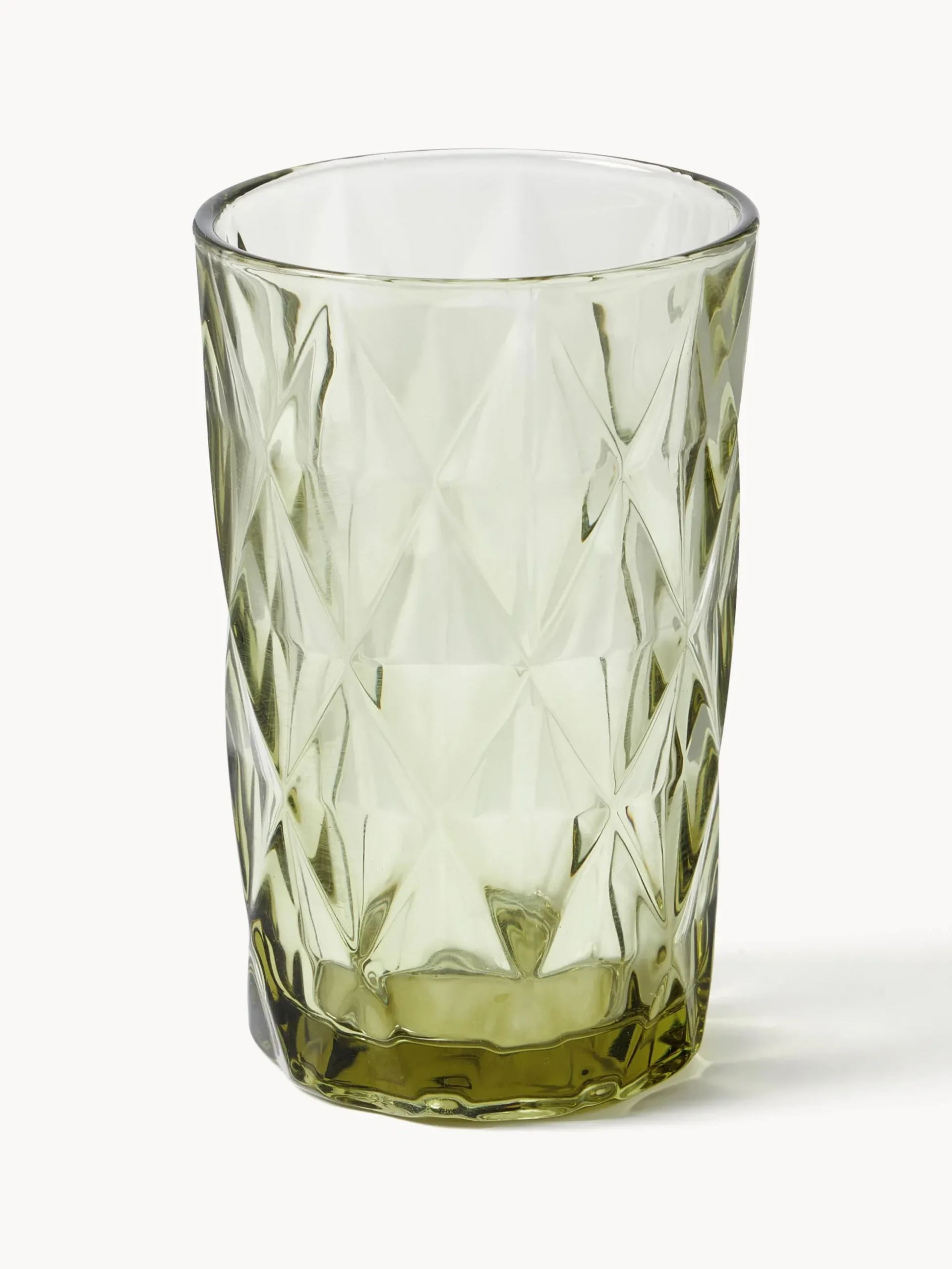 Bicchieri da long drink con motivo strutturato Colorado, set da 4