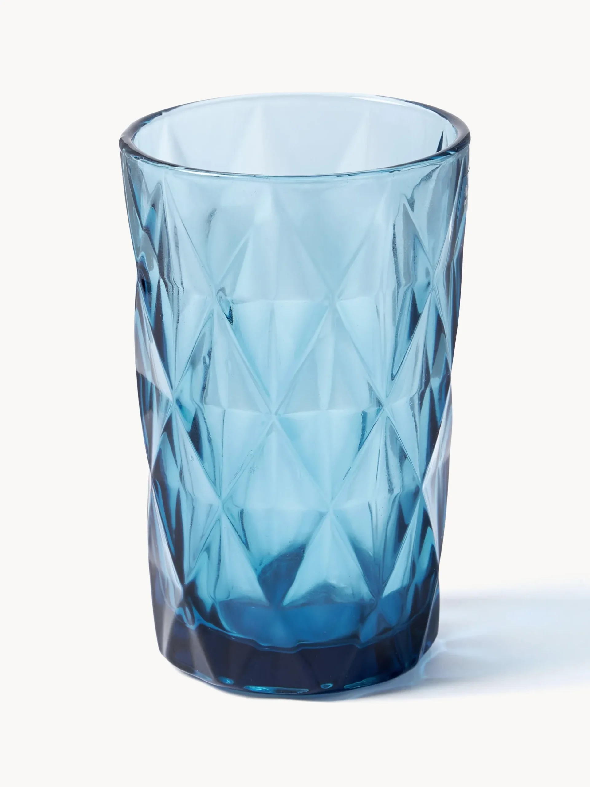 Bicchieri da long drink con motivo strutturato Colorado, set da 4