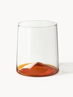 Bicchieri per acqua in vetro soffiato Hadley 4 pz
