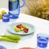 Bicchieri acqua in vetro borosilicato fatti a mano Dew 2 pz