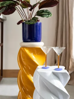 Bicchieri da cocktail in vetro borosilicato Perle 2 pz