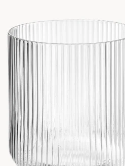 Bicchieri da vino in vetro soffiato con scanalatura in rilievo Ripple 2 pz