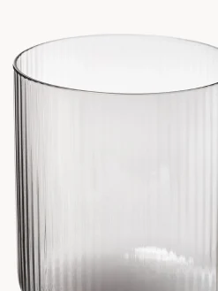 Bicchieri da vino in vetro soffiato con scanalatura in rilievo Ripple 2 pz