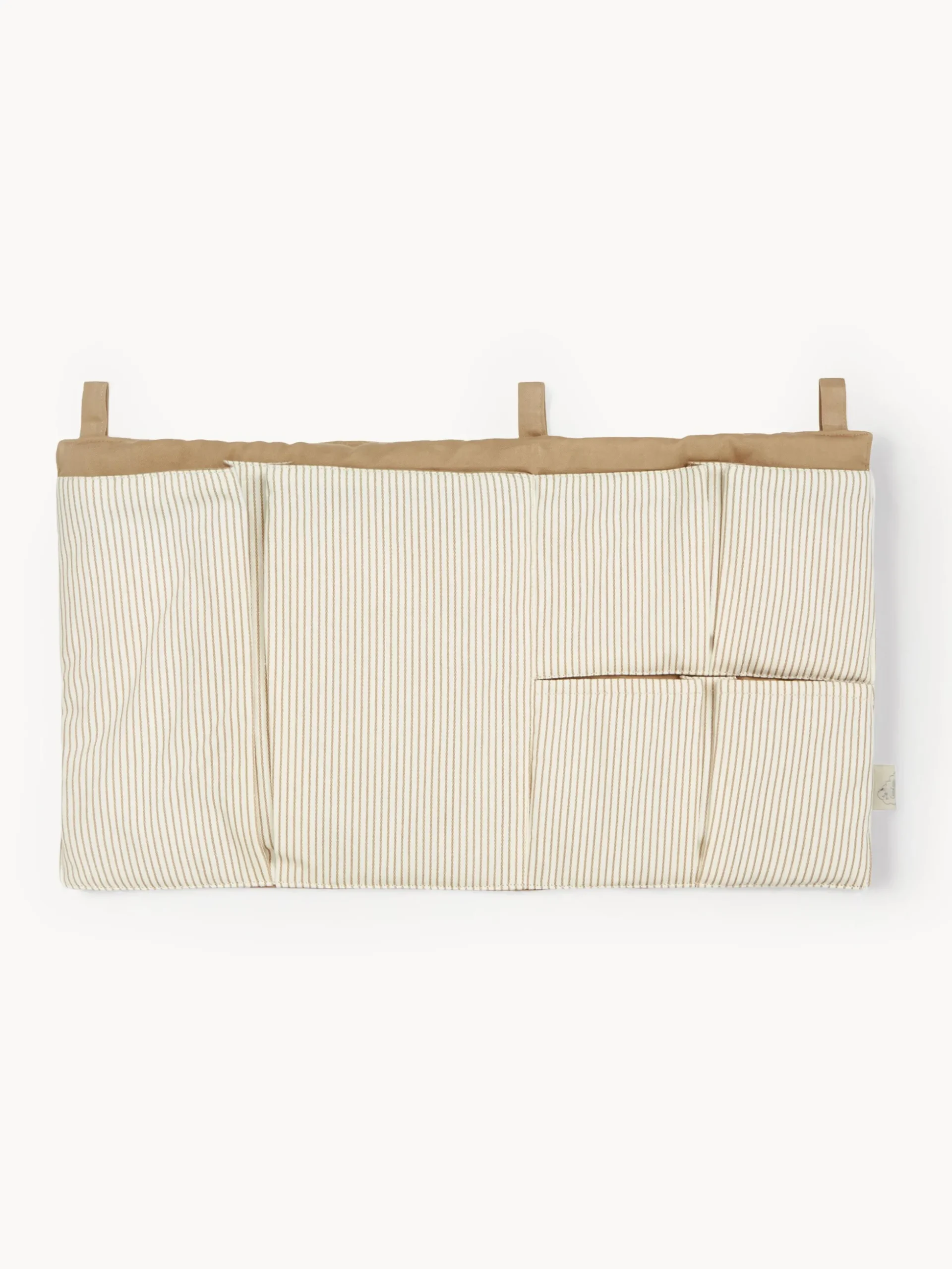 Borsa da letto in cotone organico Camel