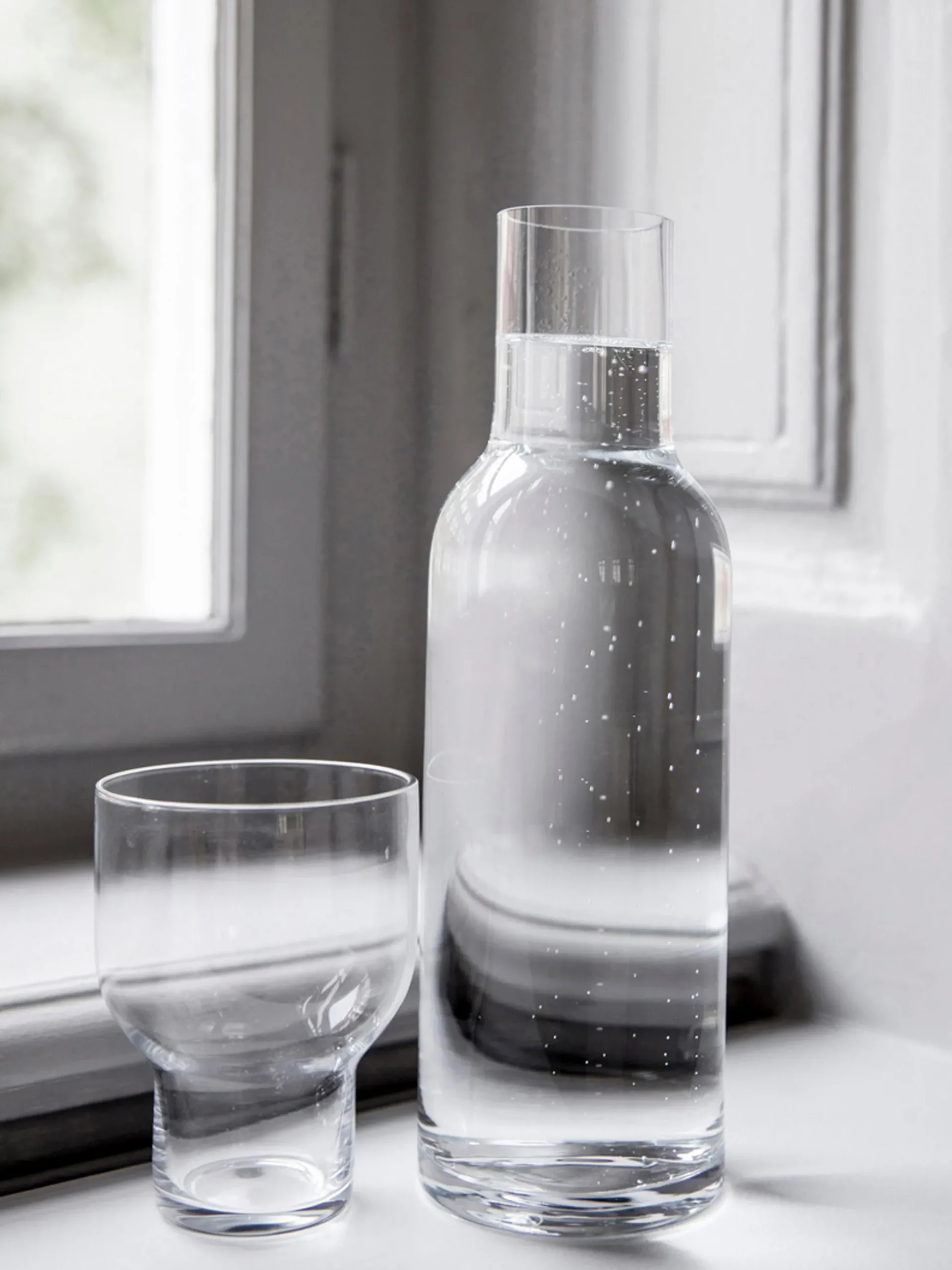 Bottiglia in vetro soffiato Deluxe, 1 L