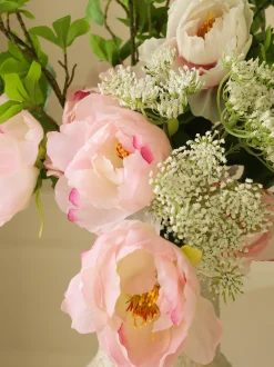 Bouquet di fiori artificiali Peony Serenade