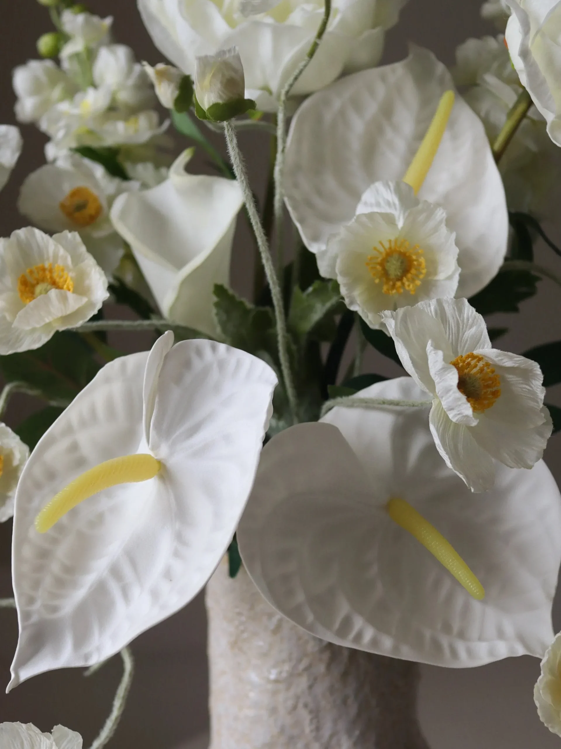 Bouquet di fiori artificiali Bright White