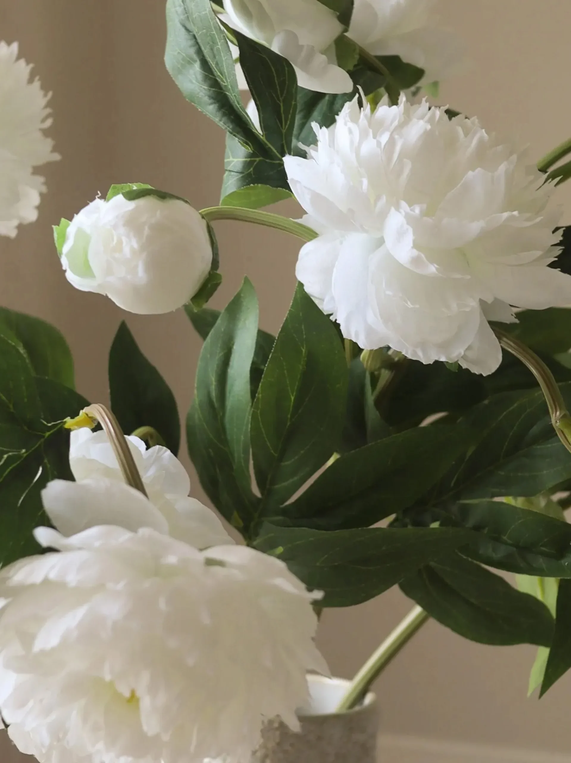 Bouquet di fiori artificiali Peony