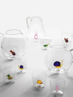 Brocca in vetro borosilicato fatta a mano Animal Farm, 2,9 L