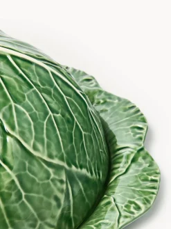 Burriera con coperchio fatta a mano Cabbage