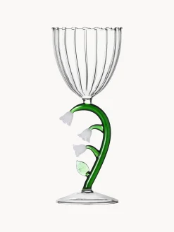 Calice in vetro borosilicato fatto a mano Botanica