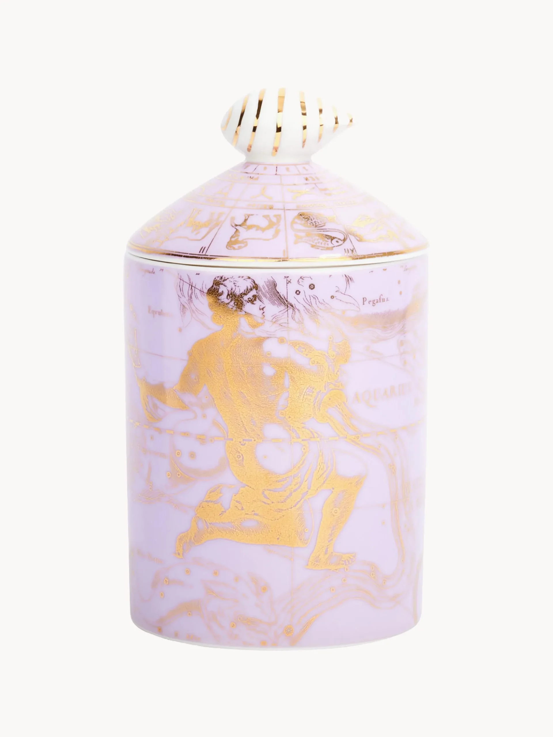 Candela profumata fatta a mano Aquarius (incenso & patchouli)