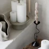 Candelabro fatto a mano Hekla, alt. 24 cm