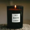 Candela profumata Beach Fire (legno di gaïac, legno affumicato)