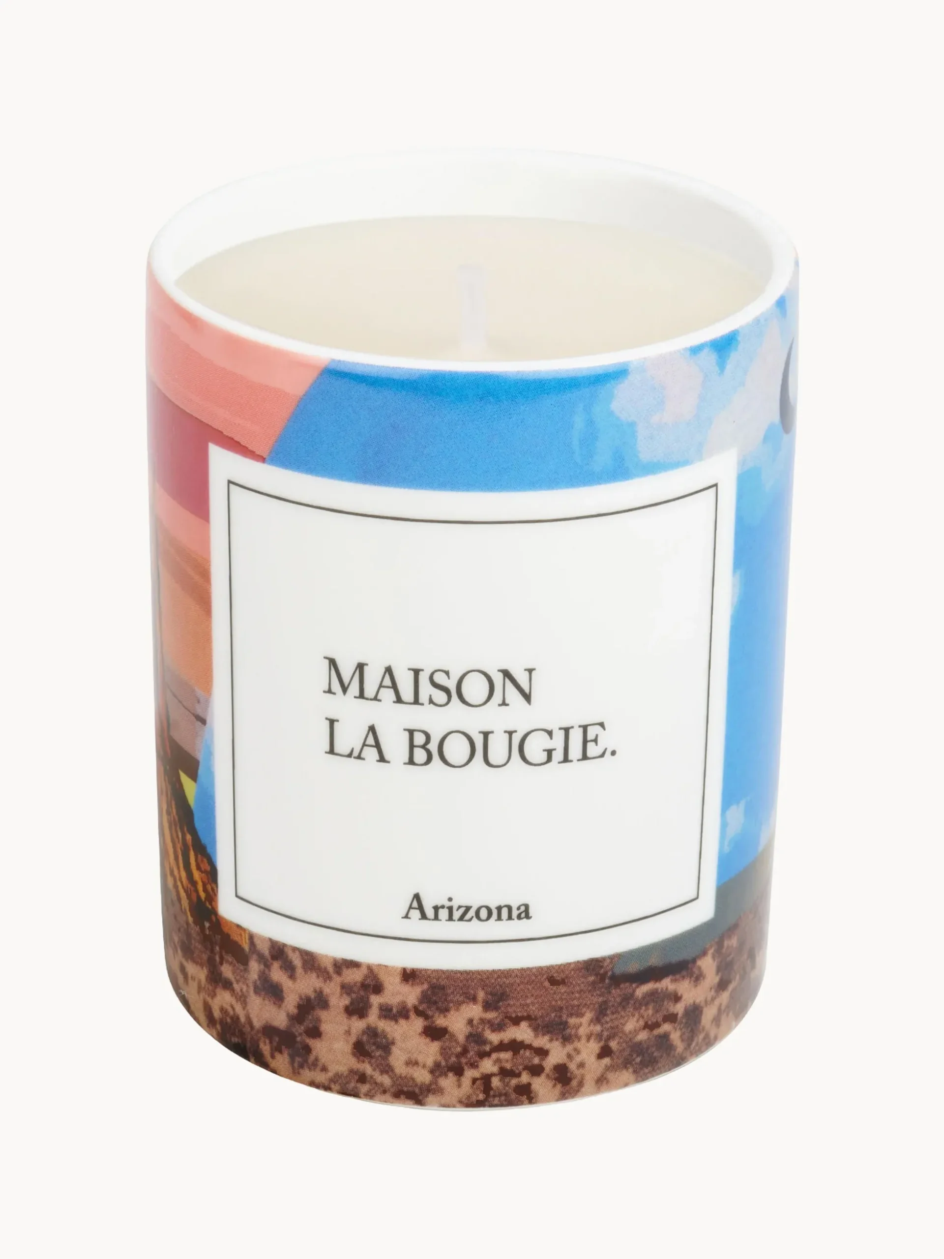 Candela profumata fatta a mano Arizona (fico, menta & lavanda)