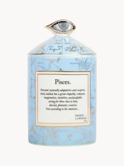 Candela profumata fatta a mano Pisces (monoi & sale marino)