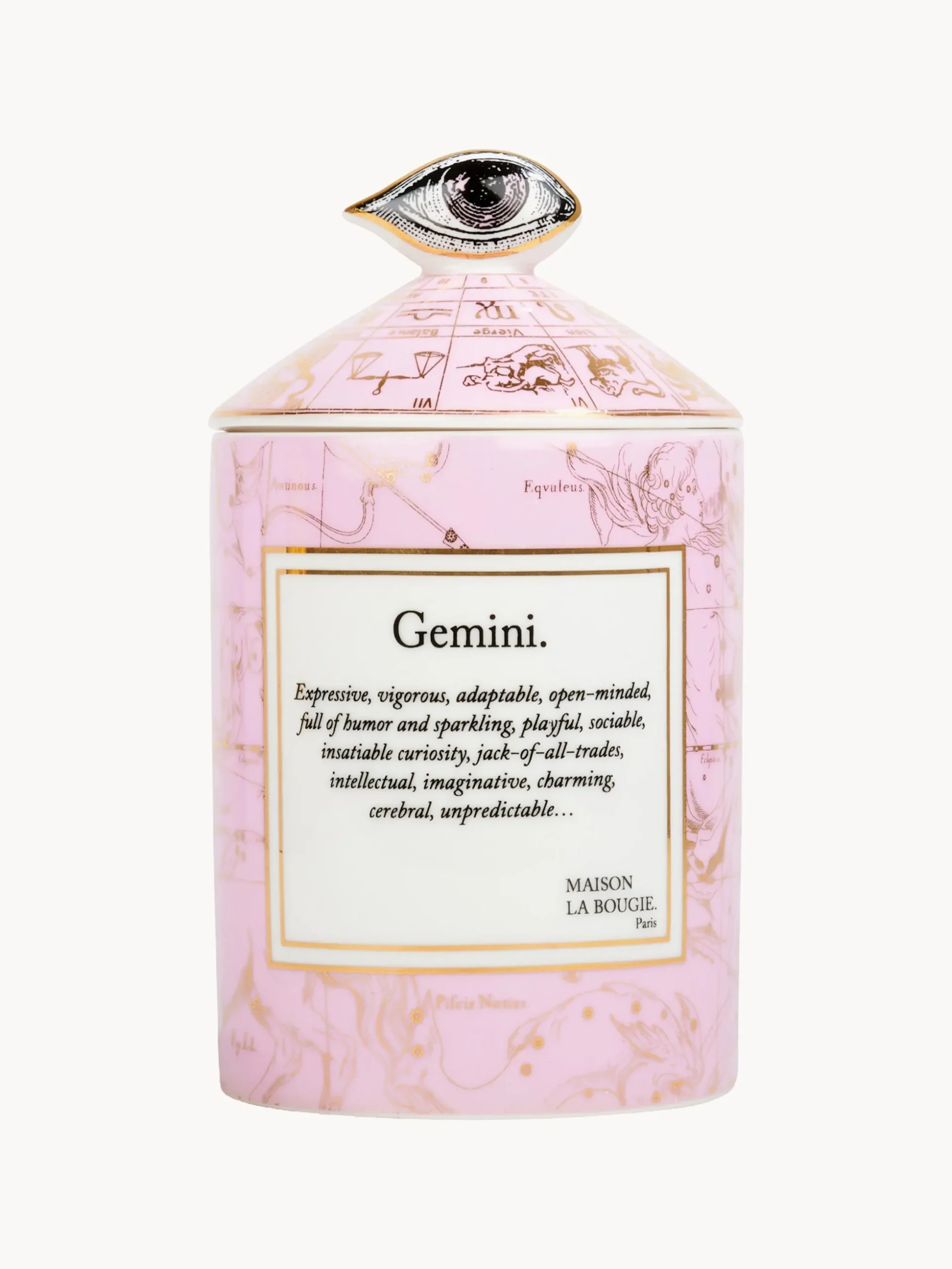 Candela profumata fatta a mano Gemini (lavanda, cipresso & legno di cedro)