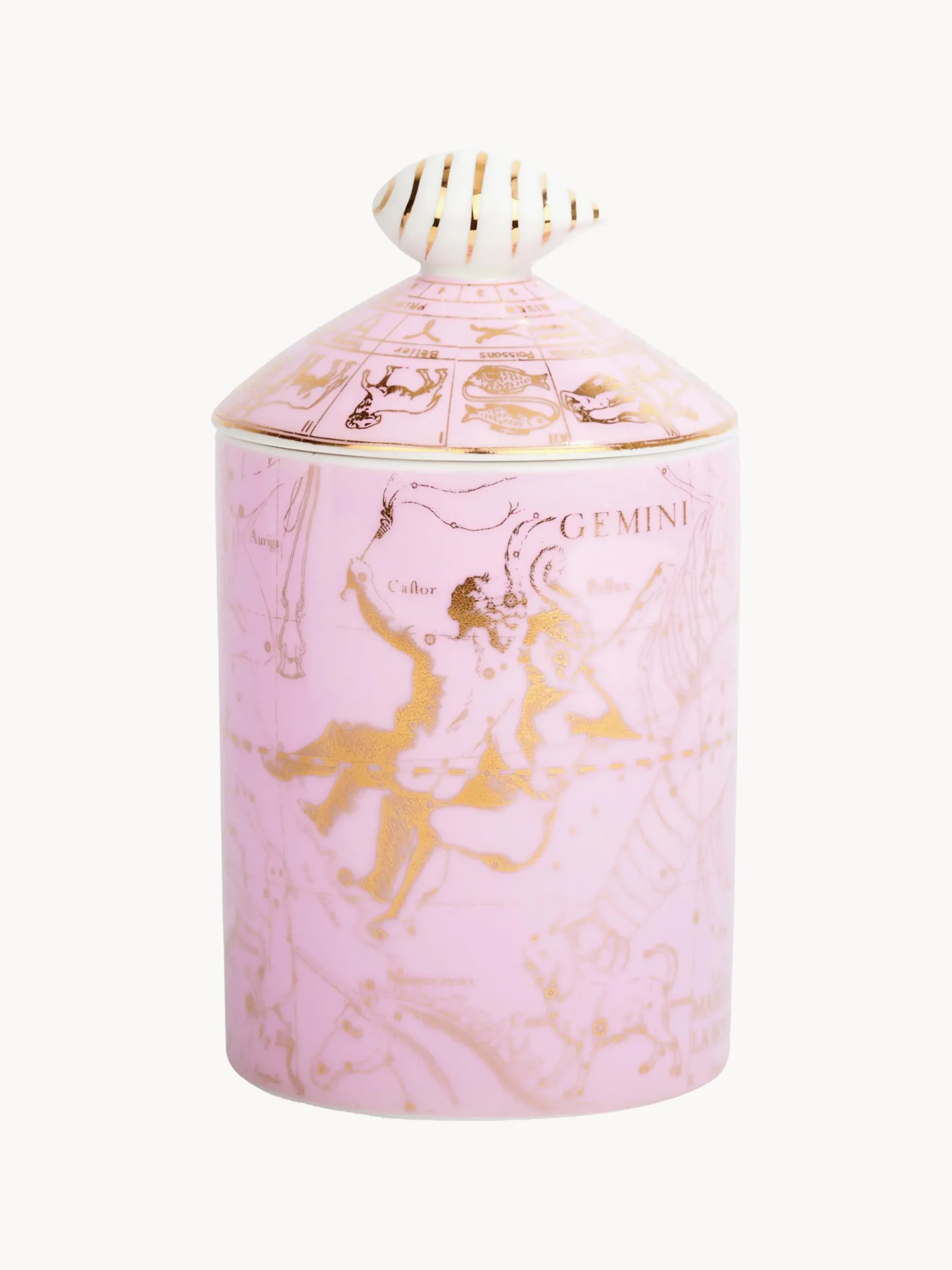 Candela profumata fatta a mano Gemini (lavanda, cipresso & legno di cedro)