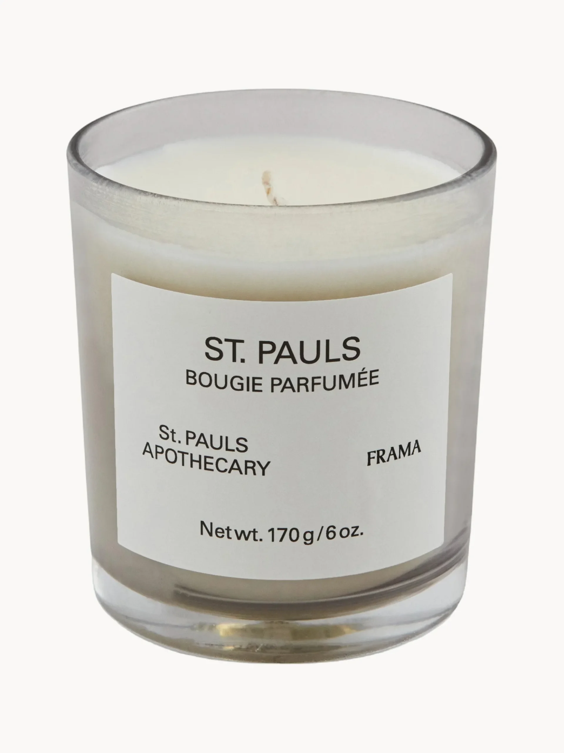 Candela profumata St. Pauls (citronella, coriandolo, legno di sandalo di Mysore e cedro)
