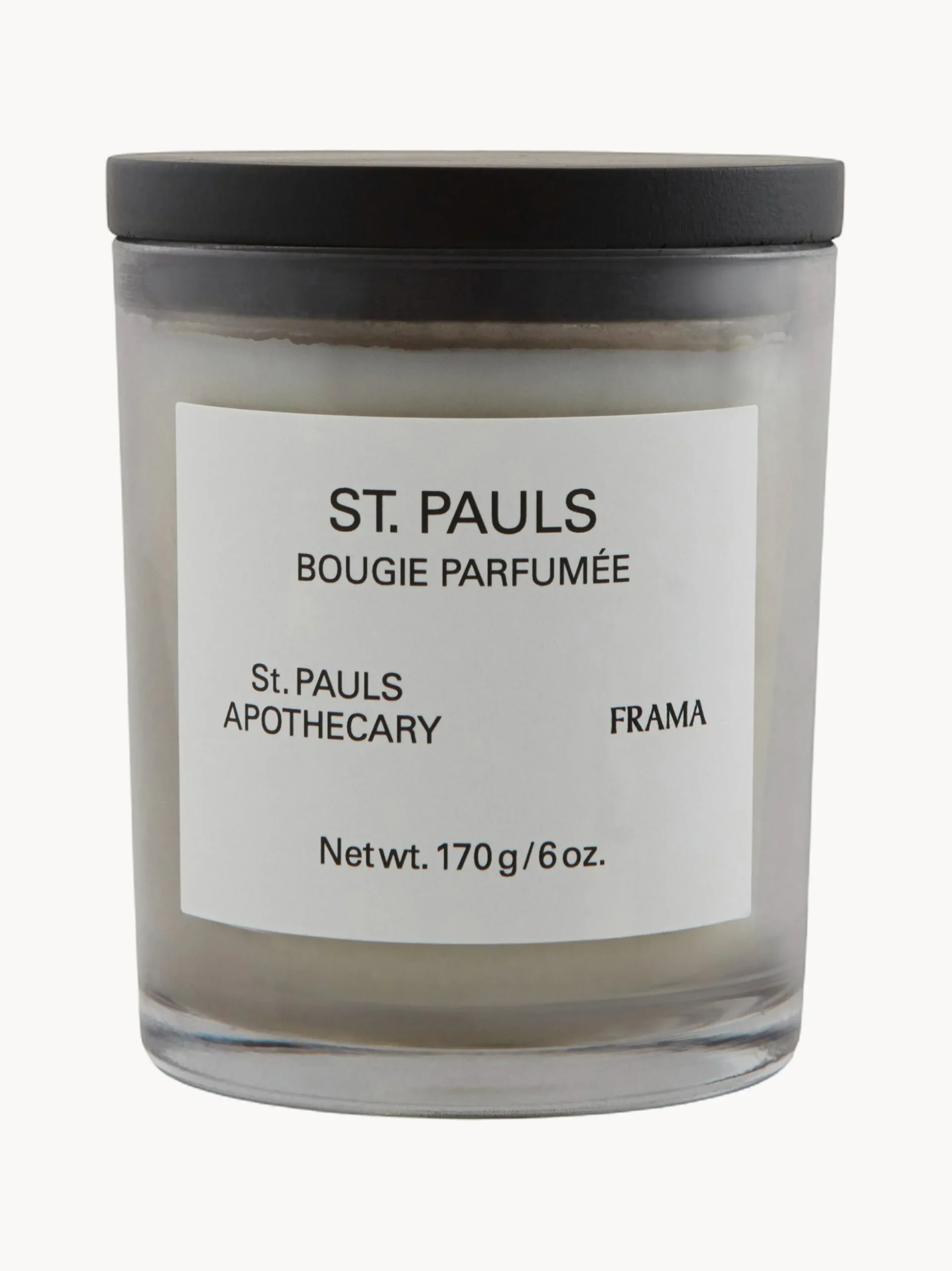 Candela profumata St. Pauls (citronella, coriandolo, legno di sandalo di Mysore e cedro)
