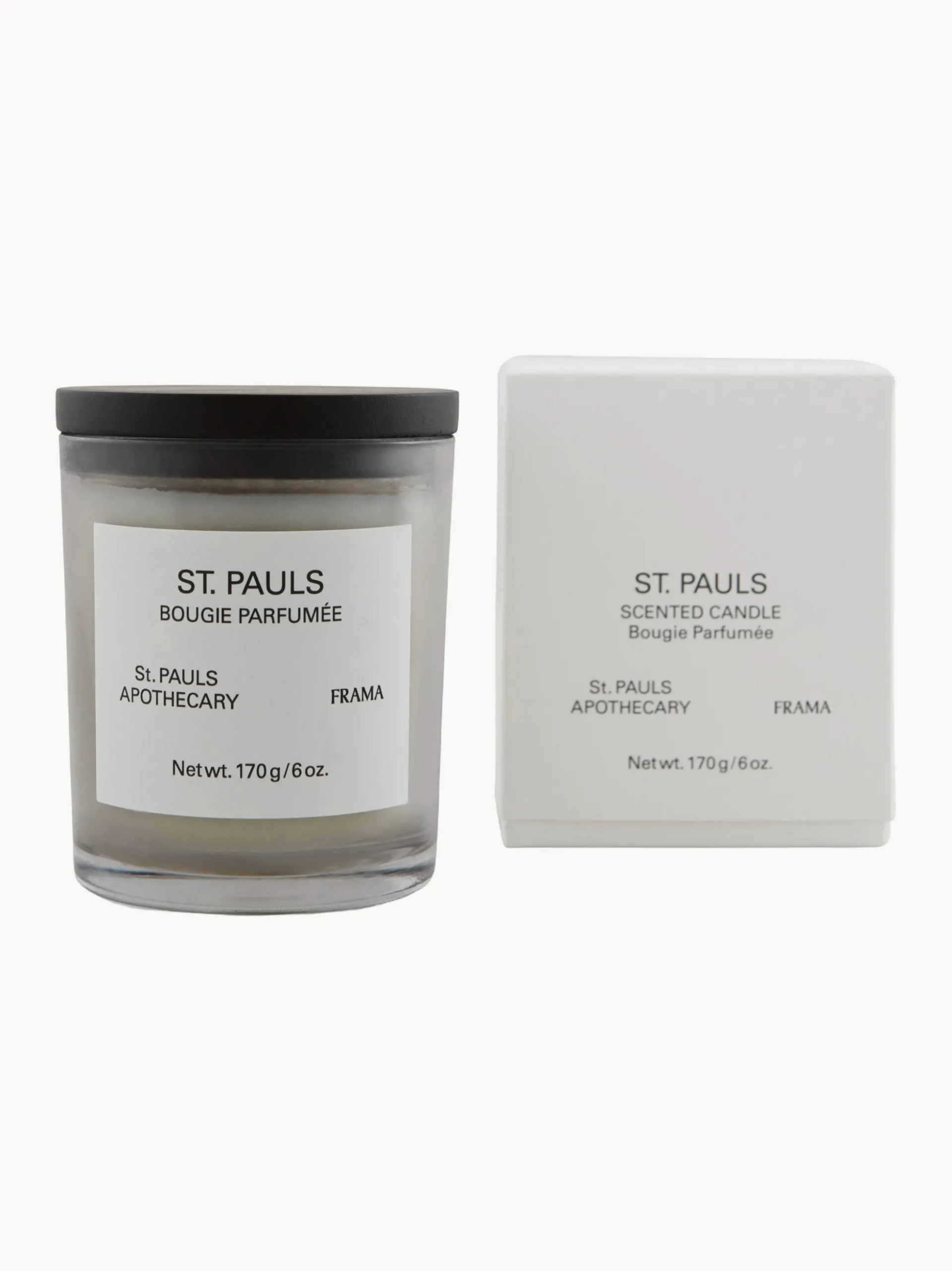 Candela profumata St. Pauls (citronella, coriandolo, legno di sandalo di Mysore e cedro)