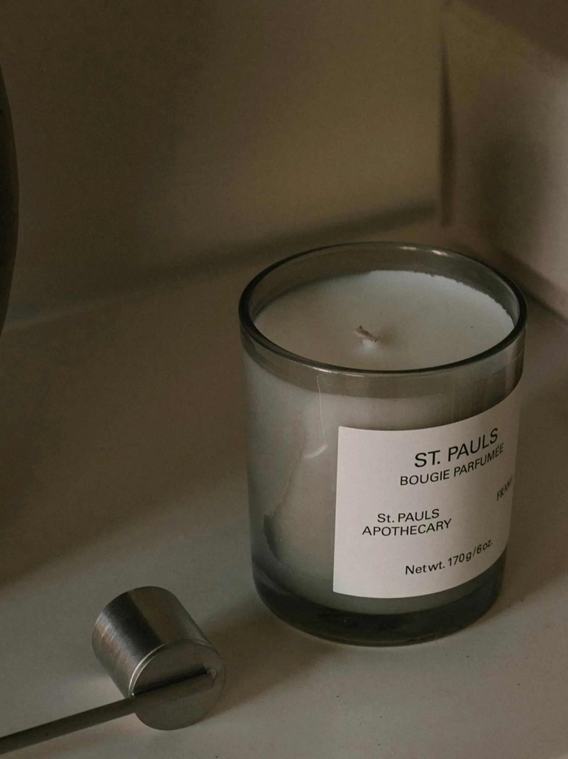 Candela profumata St. Pauls (citronella, coriandolo, legno di sandalo di Mysore e cedro)