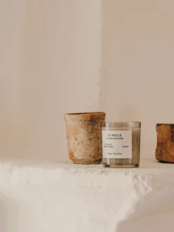 Candela profumata St. Pauls (citronella, coriandolo, legno di sandalo di Mysore e cedro)