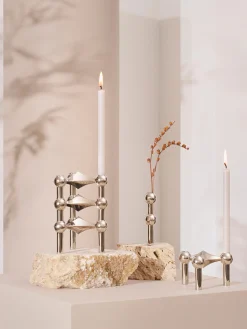 Candele a bastoncino sottili Stoff Nagel 12 pz