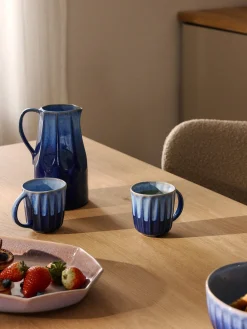 Caraffa fatta a mano con smalto reattivo Vinci, 1.5 L