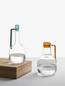 Caraffa in vetro borosilicato fatta a mano Liberta, 1,4 L