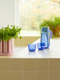 Caraffa in vetro borosilicato fatta a mano Dew
