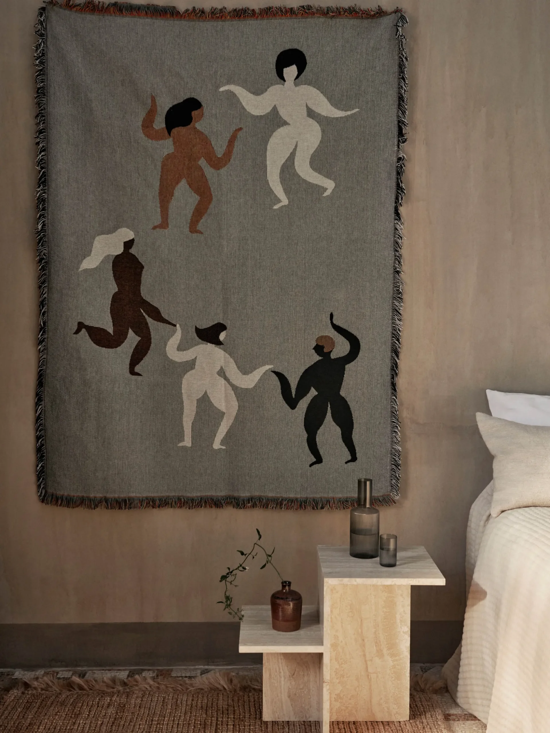 Caraffa in vetro soffiato millerighe Ripple, 1 L