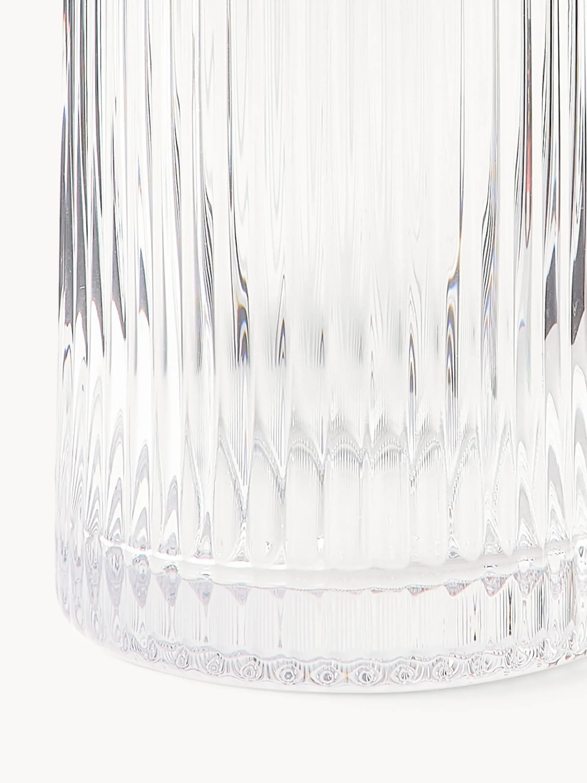 Caraffa con rilievo millerighe Minna, 1.1 L