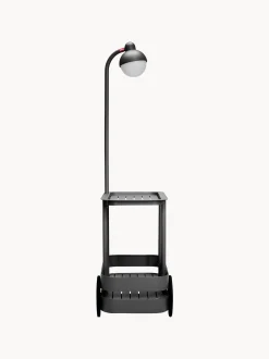 Carrello bar da giardino in metallo con luce a LED Jolly
