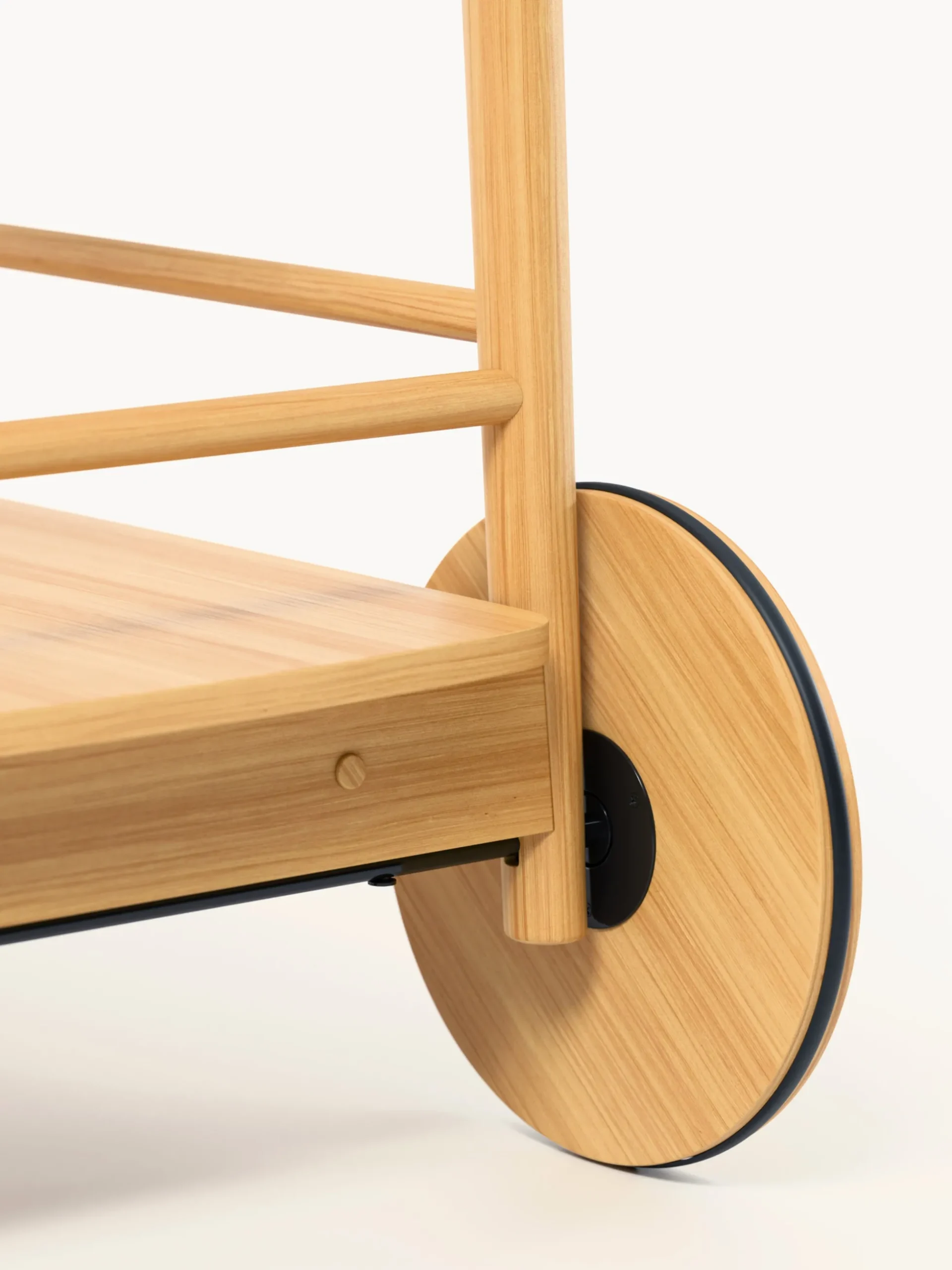 Carrello bar in legno Libby