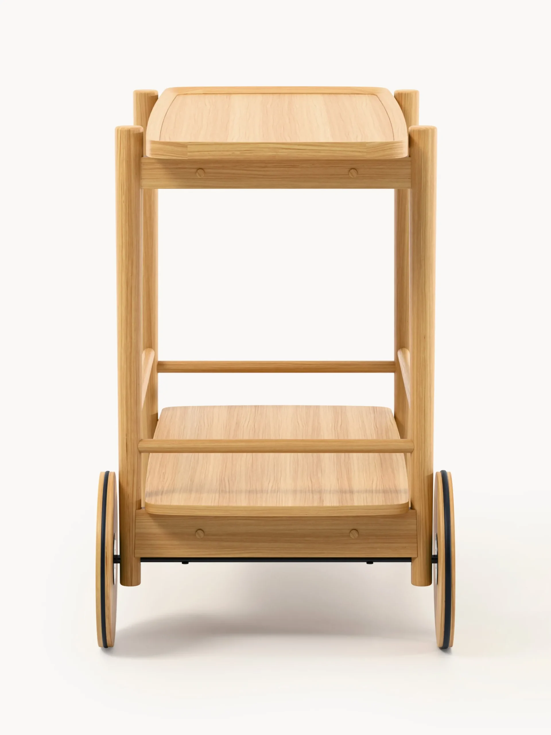 Carrello bar in legno Libby