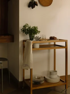 Carrello bar in legno Ratio