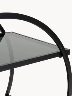 Carrello da portata con piani in vetro Loft