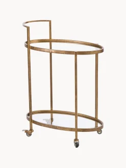 Carrello da portata in vetro Push Antic
