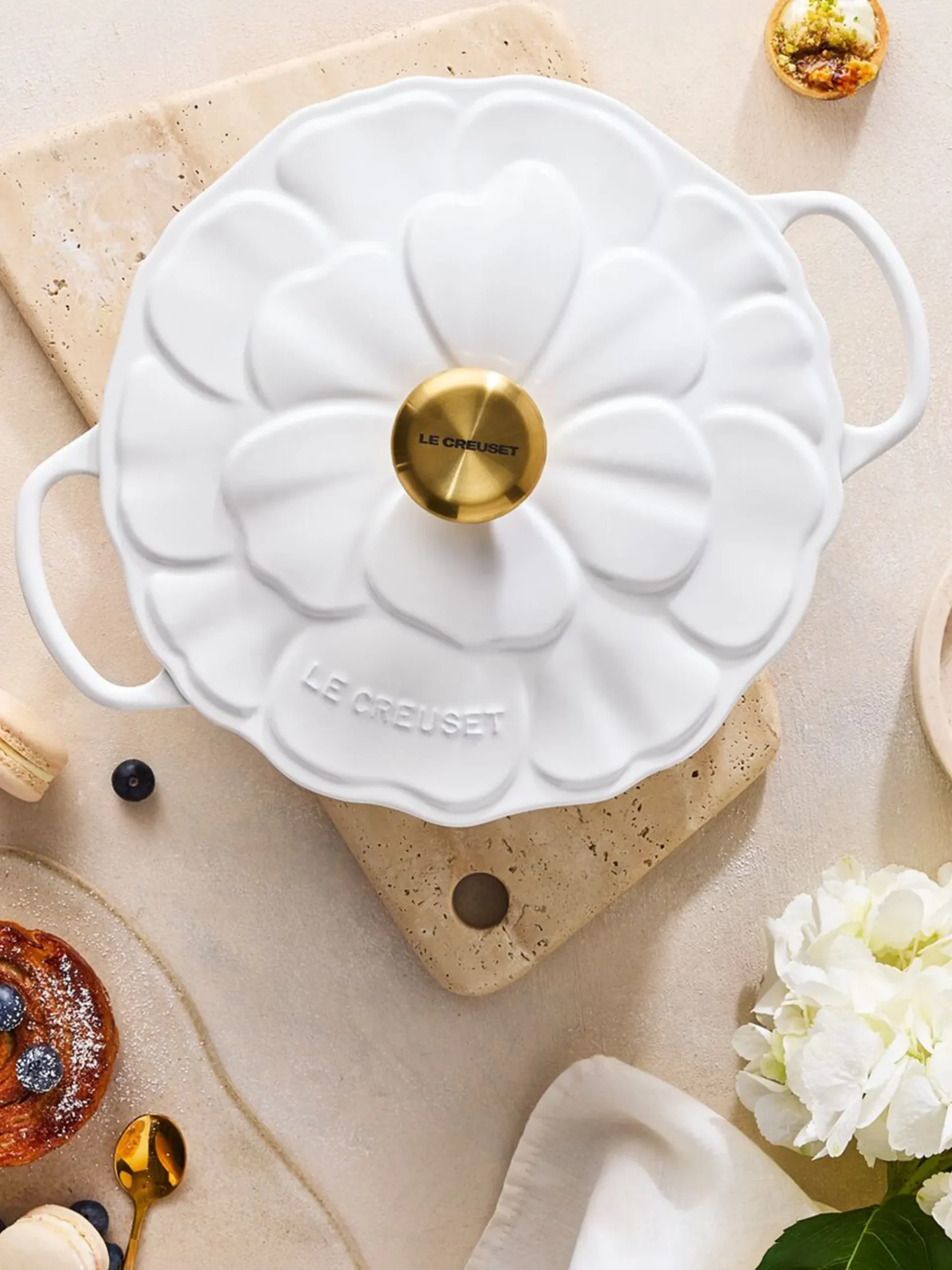 Casseruola rotonda in ghisa Petal