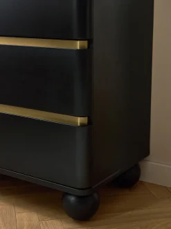 Cassettiera con piedini a sferaBumba