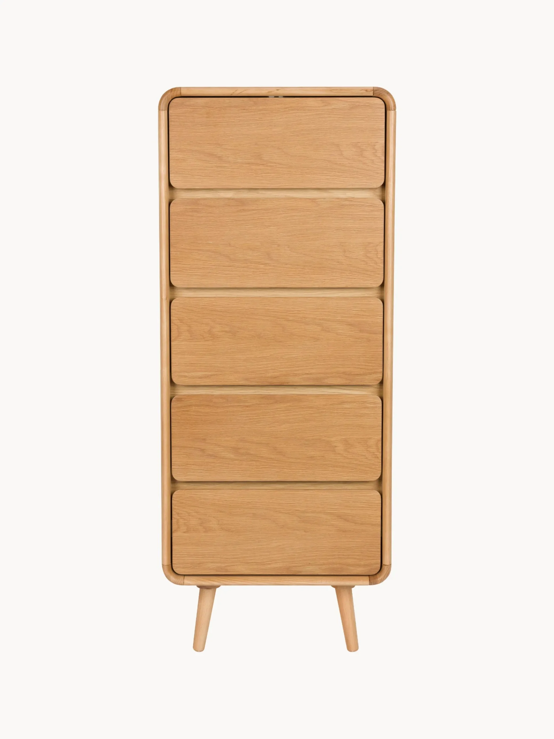 Cassettiera in legno di frassino Rise