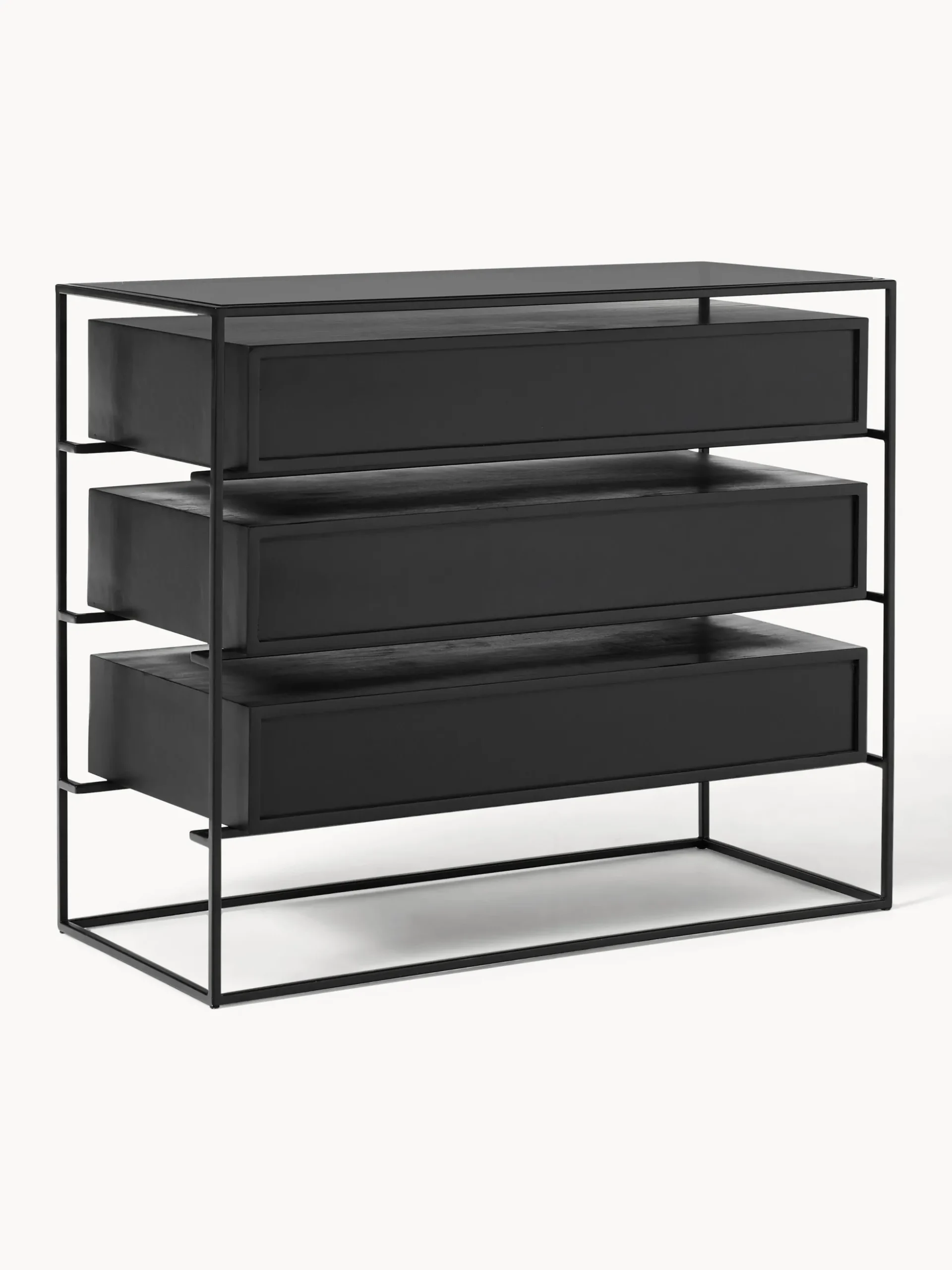 Cassettiera in legno di mango Lyle