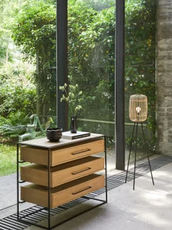 Cassettiera in legno di mango Lyle