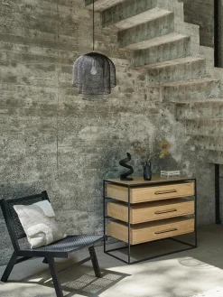 Cassettiera in legno di mango Lyle