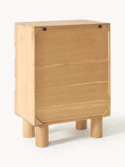 Cassettiera in legno di quercia Cadi