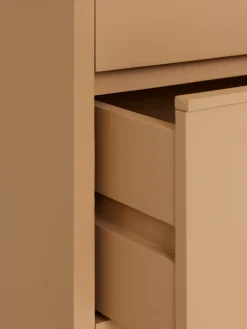 Cassettiera in legno Sungkai Space Age
