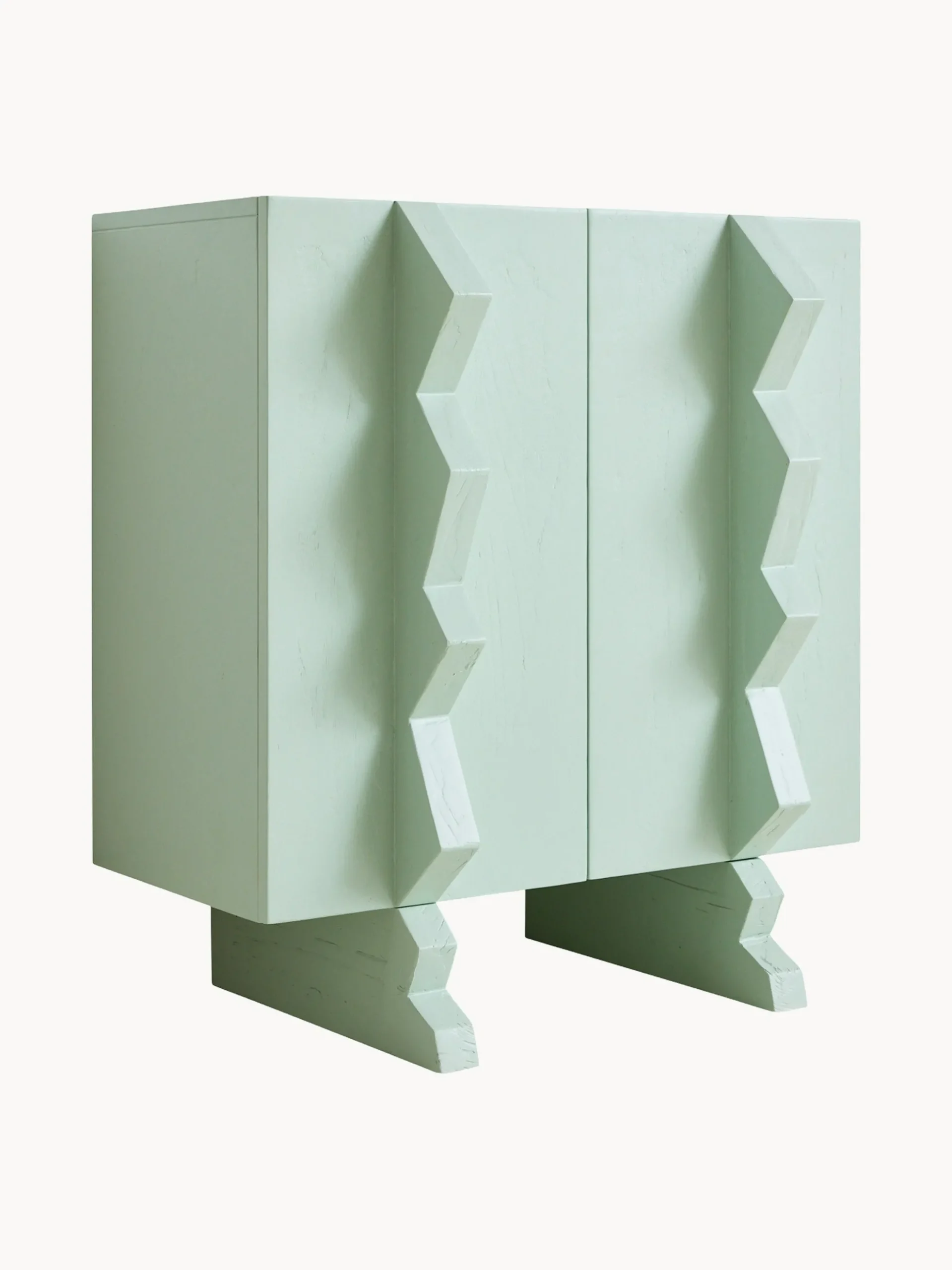 Cassettiera in legno Sungkai Forma