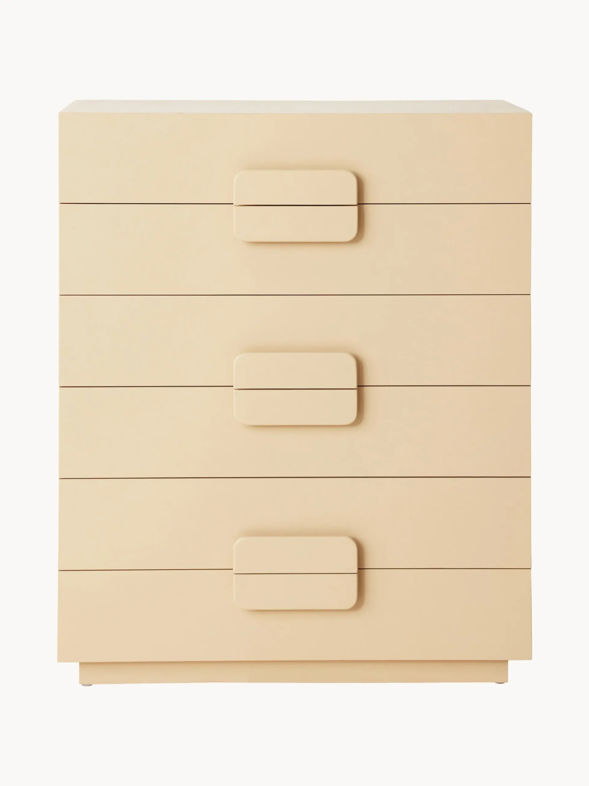 Cassettiera in legno Sungkai fatta a mano Spacious