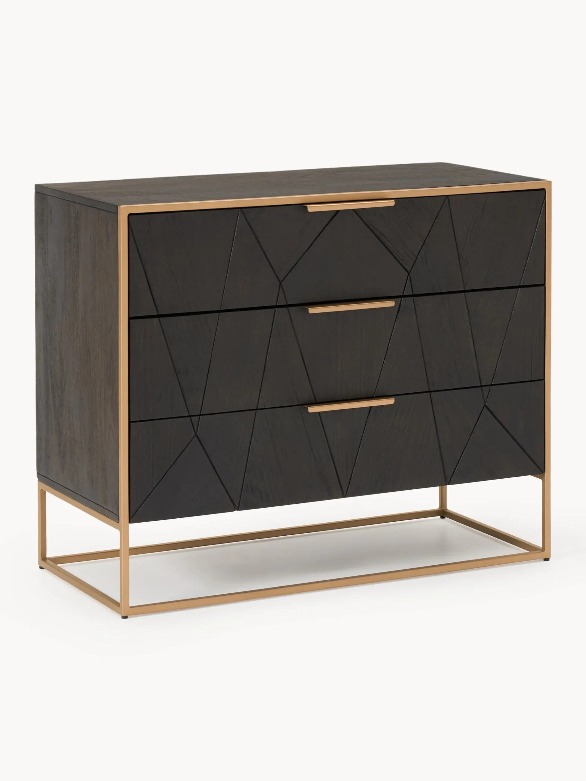 Cassettiera in legno di mango Harry